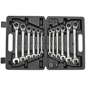 GEDORE red Ratchet Spanner Set metric  16-pieces