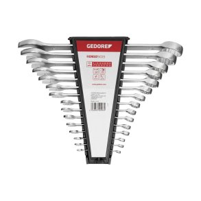 GEDORE red Ratchet Spanner Set metric 15-pieces