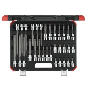 GEDORE red Screwdriver Bit Sockets 1/2  TX 32-pieces