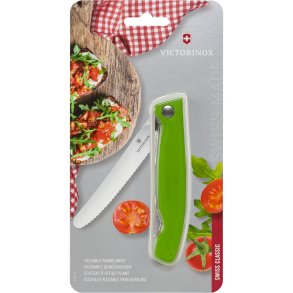 Victorinox Swiss Classic Foldable Paring Knife  green