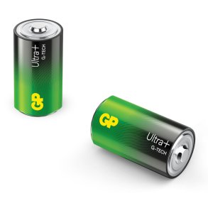 1x2 GP ULTRA PLUS Alkaline 1,5V D Mono LR20       03013AUPETA-B2