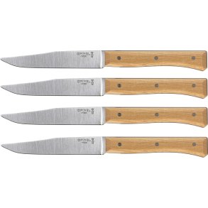 Opinel Table Knives Facette Set of 4 Ash