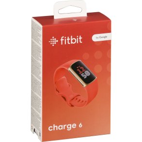 Fitbit Charge 6 coral band/champagne