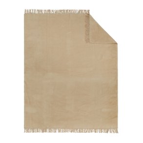 Ibena Uni Blanket Braga camel 150x200