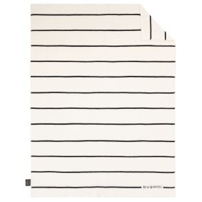 Bugatti Jacquard Blanket Woolen White 150x200