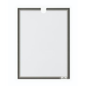 1x5 Durable Document Holder DIN A4 self-adhesive grey 400657