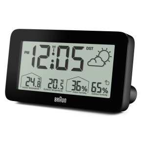 Braun BC 13 BP DCF Radio Weather Station black