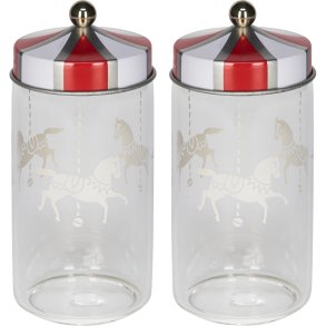 Alessi Circus Set of 2 Spice Jars MW68S2