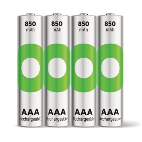 1x4 GP ReCyko NiMH Batteries AAA 850mAH, ready to use