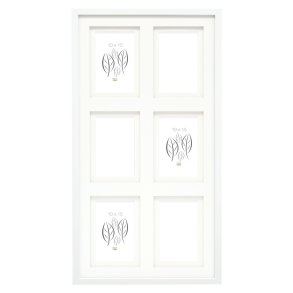 Deknudt S65KK1 white 6x10x15 Wood Gallery double Passepartout