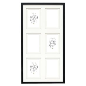 Deknudt S65KK2 black 6x10x15 Wood Gallery double Passepartout