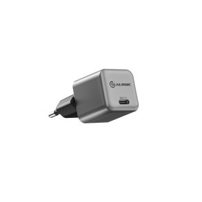 Alogic Rapid Power 30W USB-C PD Fast GaN Charger mini Gray