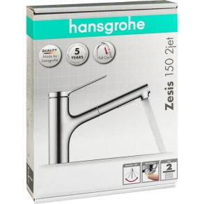 Hansgrohe Zesis M33 Single lever Kitch.Mix.150 2jet pull-o spray