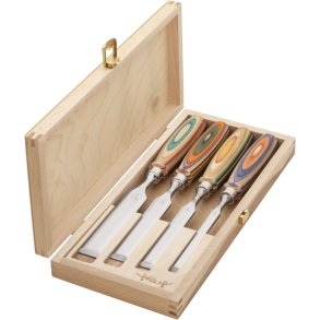 Kirschen Firmer Chisel Set WINAC in wooden box