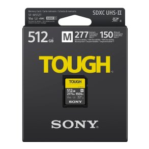 Sony SDXC M Tough series   512GB UHS-II Class 10 U3 V60