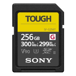 Sony SDXC G Tough series   256GB UHS-II Class 10 U3 V90