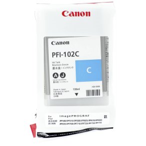 Cyan Inkjet Cartridge (PFI-102C)