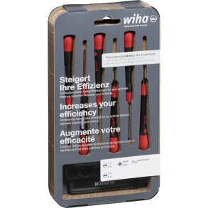 Wiha Feinschraubendreher Set PicoFinish Schlitz, Phillips 7-t