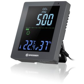 7004020QT5000 - Bresser CO&Acirc;&sup2; Air Quality Monitorr grey - 713358