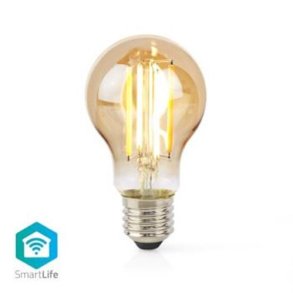 WIFILRF10A60 - Nedis SmartLife LED gldepre | Wi-Fi | E27 | 806 lm | 7 W | Varm Hvid | 1800 - 3000 