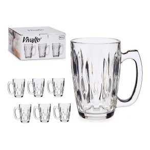 Vivalto	Krus Abstrakt Gennemsigtig Glas 340 ml