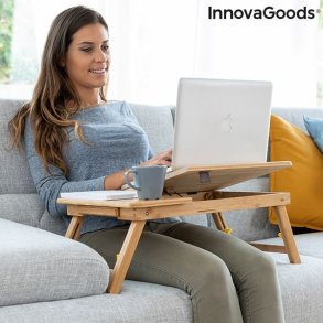 InnovaGoods	Sammenfoldeligt stttebord i bambus Lapwood InnovaGoods