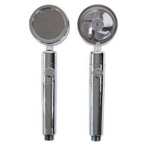 Brusehoved med propelventilator