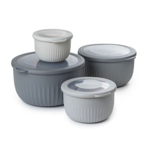 Opbevaringsbtter med riller og lg - 4 pak 