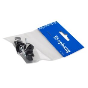 El-ophng m/skrue sort 2 stk. GN-pak