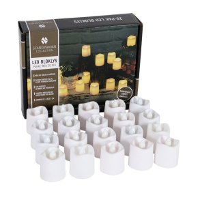 20 pak sm LED bloklys 