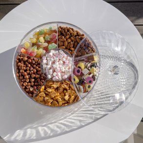 Opdelt serveringsfad 