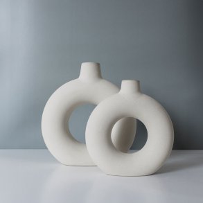 OH - Rund keramik vase - 2 pak 