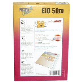 EIO50M FL0008-K MIKROMAX ST�VSUGERPOSER 4 STK + 2 FILTER