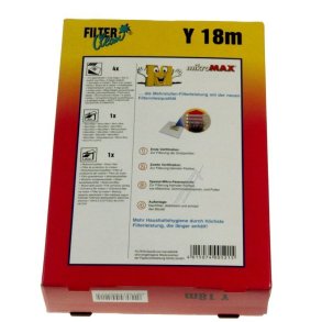 Y18M FL0034-K MICROMAX ST�VSUGERPOSER 4 STK + 1 FILTER