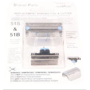 51S SK�REHOVED KOMBIPAKKE ALTERNATIV TIL BRAUN 51S