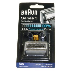 31S 81387940 BRAUN KOMBIPAKKE 31S, KP5000, S�LV, SERIE 3 U. 5000