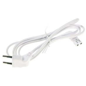 EURO NETLEDNING M/8-TALS STIK, VINKEL, HVID 1,5M