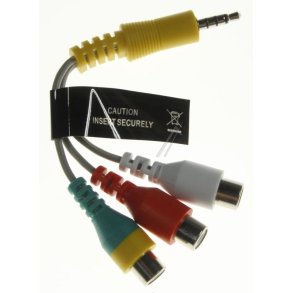 ADAPTER BN39-02189A KABEL AUDIO VIDEO, DC TIL RCA,3P, L100,UL2