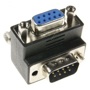 65265 ADAPTER SUB-D 9 PIN HANSTIK > HUNSTIK 270� VINKLET