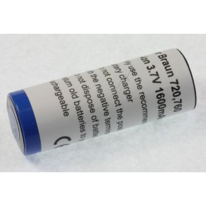 3,7V-1600MAH LI-ION BATTERI TIL BRAUN