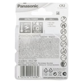 CR2 CR-2L/1BP SMART LITHIUM-CELLE, 3V, 850MAH, 1 STK. I BLISTER