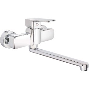 Wall-mounted kitchen faucet