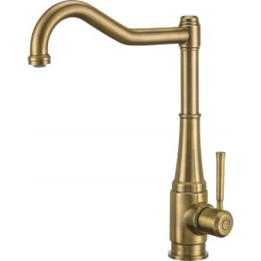 Kitchen faucet with rectangular spout