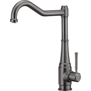 Kitchen faucet with rectangular spout