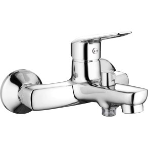 Wall-mounted bathtub mixer