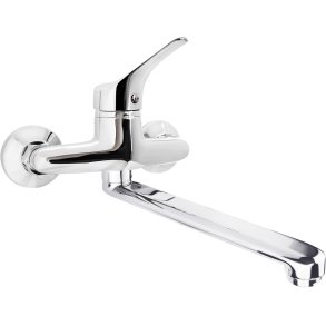 Wall-mounted kitchen faucet