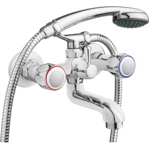 Bathtub mixer with shower set