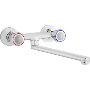 Wall-mounted kitchen faucet