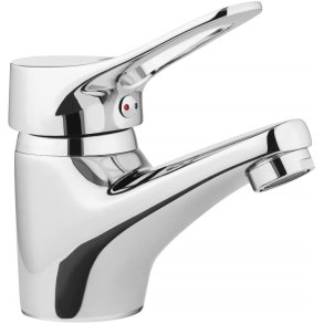 Basin mixer with automatic stopper