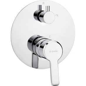 Concealed shower mixer with shower switch